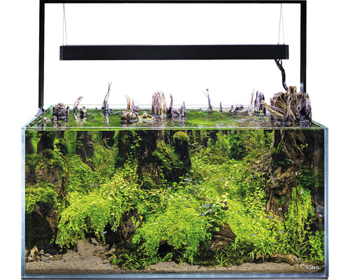 Akvarium AQUAEL UltraScape 90 LED-belysning ca 243L OPTI-glas forest