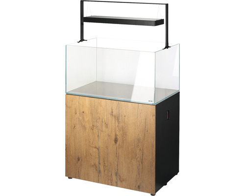 Akvariumkombination med underskåp och belysning