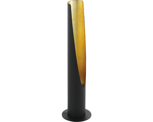 Bordslampa EGLO Barbotto LED 5W 340lm 3000K varmvit svart/guld HxØ 395x60mm