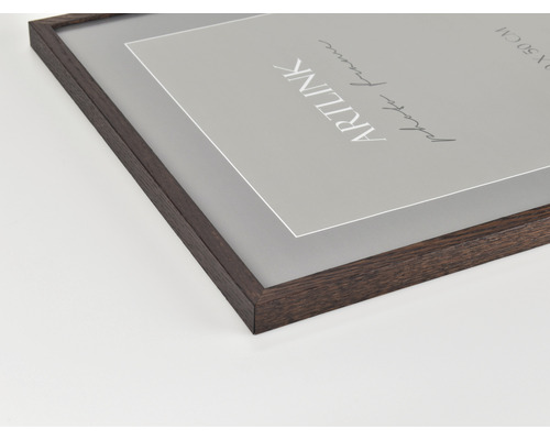 Hörnvy av en träfotoram