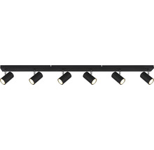 Taklampa med sex spotlights