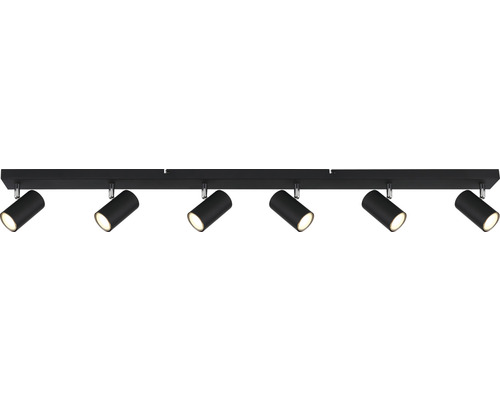 Taklampa med sex spotlights