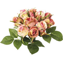 Bukett rosor med blad