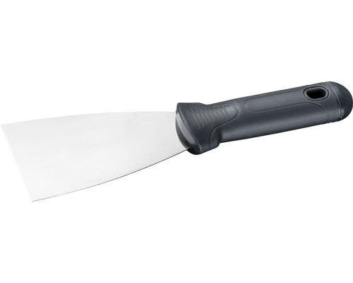 Spackel med svart handtag