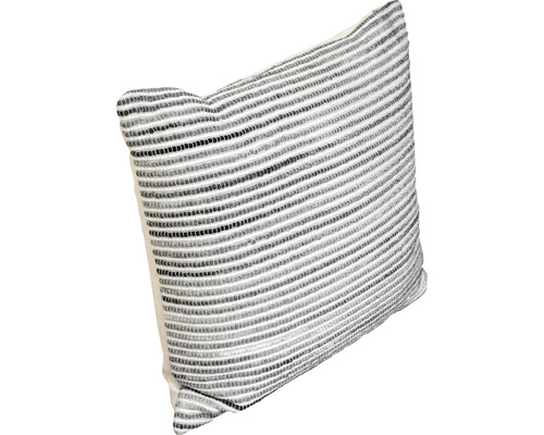 Prydnadskudde med randigt mönster