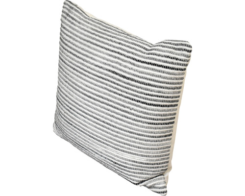 Prydnadskudde med randigt mönster