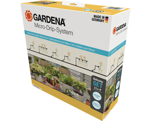 Startset GARDENA Micro-Drip-System Balkong Startset GARDENA Micro-Drip-System Balkong