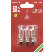 Konstsmide reservlampor, 12 volt, 3 watt, 25 stycken eller 20 stycken