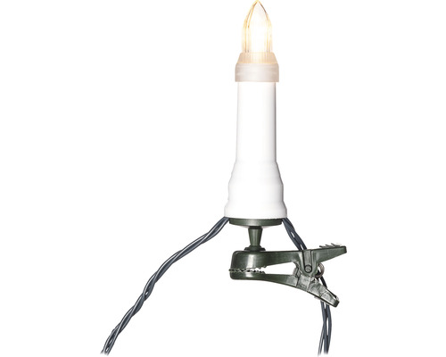 Julgransljus med klämma för fastsättning