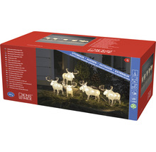 Konst Smide LED dekoration älg familj, utomhus förpackning