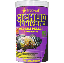 Tropical Cichlid Omnivore Medium Pellet fiskfoder för akvarier