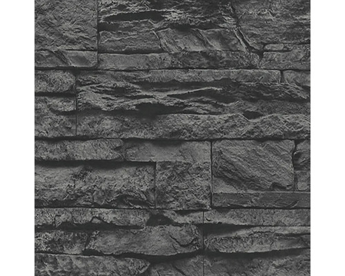Tapet A.S. CRÉATION Deco stone antracit 7071-23 Tapet med stenmönster