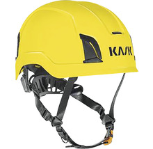 Gul Kask skyddshjälm med hakrem