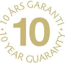 10 års garanti sigill