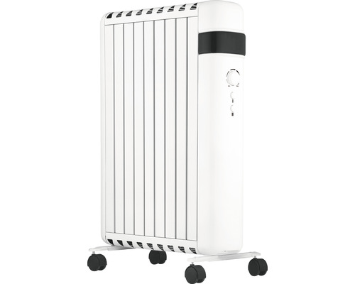 Vit oljeelement med hjul