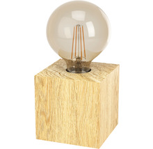 LED-lampa med träsockel