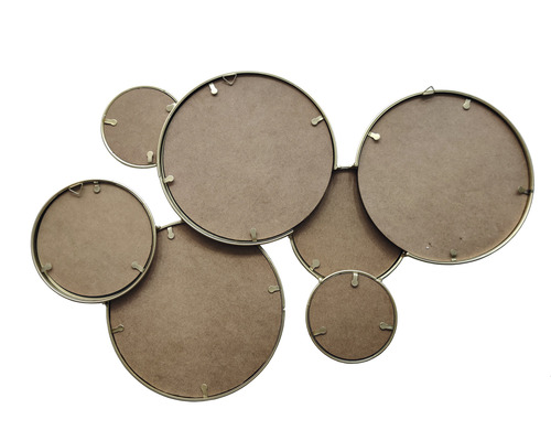 Multipel fotoram med runda öppningar