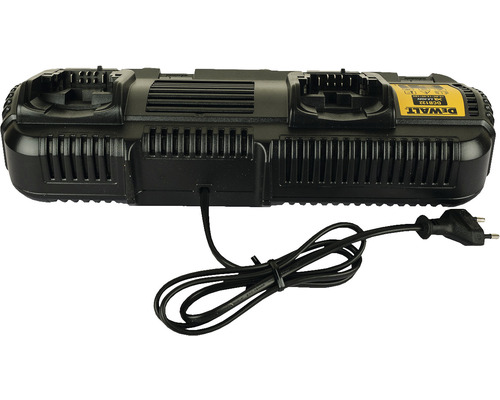 DeWalt dubbelladdare för batterier med strömkabel