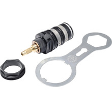 Termostatpatron med montagenyckel och överfallsmutter