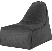 Grå sittsäckfåtölj