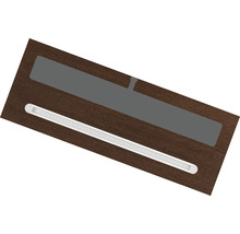 Ljusramp 4 AQUA 60 ledremsa mörkbrun ek