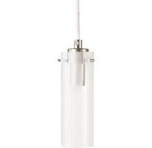 Pendellampa med cylinder av glas