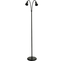 Golvlampa med två lampor