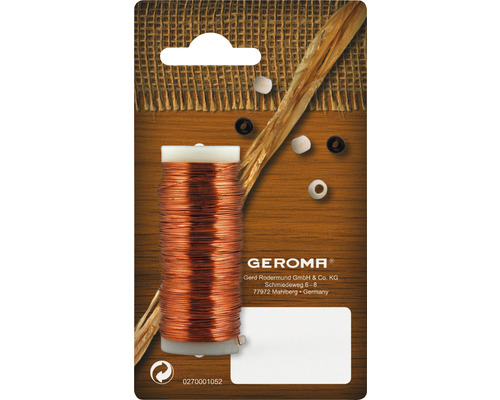 Bindtråd Ø0,35mm 50g koppar Spole med pysseltråd