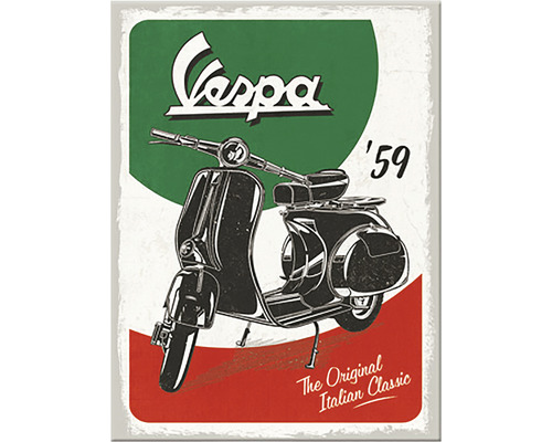 Magnet Vespa The Italian Classic 6x8cm