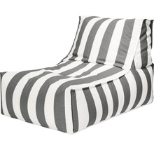Sittsäck stol Outdoor SITTING POINT Santorini Rock ca 280L antracit/vit 65x100x65cm