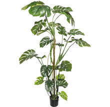 Konstgjord Monstera växt i kruka
