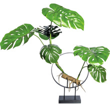 Konstgjord Monstera Deliciosa-växt med kruka