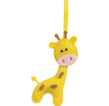 Giraff av filt att hänga upp