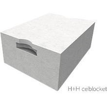 Lättbetongblock med handtag