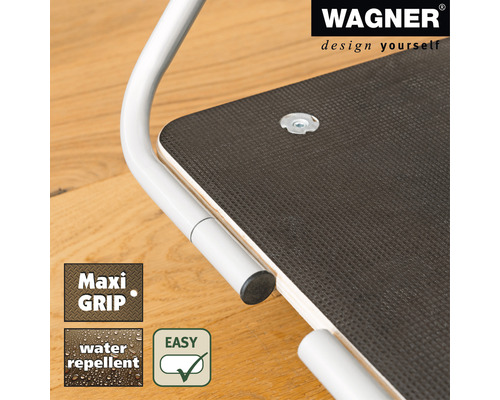 Detaljvy av en rullbrädekonstruktion med halkfri yta, vattenavvisande beläggning och enkel montering