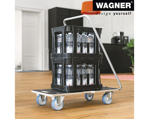 Rullbräda med dryckeslådor och handtag