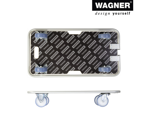 Wagner möbelrulle med hjul och halkskyddsyta
