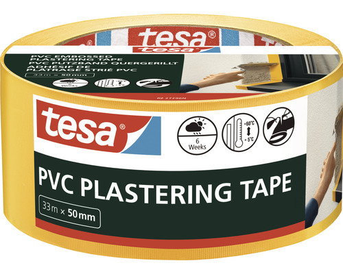 Tesa PVC putsband, 33 m x 50 mm