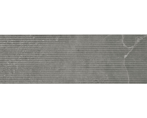 Kakel Dolomiti antracit grå matt 30x90 cm
66D2S34638469 Grå väggplatta med horisontella spår