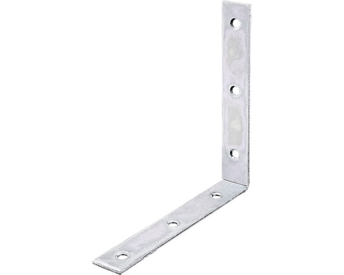 Stolsvinkel KAISERTHAL 150x150x25mm sendzimirförzinkad Vinkelbeslag av metall med hål för fastsättning