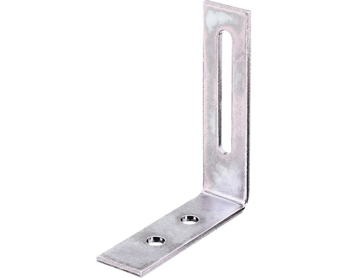 Monteringsvinkel KAISERTHAL 65x80x20mm Vinkelbeslag av metall med avlångt hål och två hål