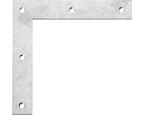 Hörnjärn KAISERTHAL 120x120x20mm sendzimirförzinkad Vinkelbeslag av metall med hål