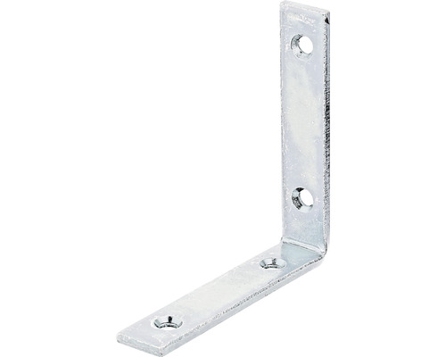 Vinkeljärn KAISERTHAL 100x20mm galvaniserad Vinkelbeslag av metall med hål för montering