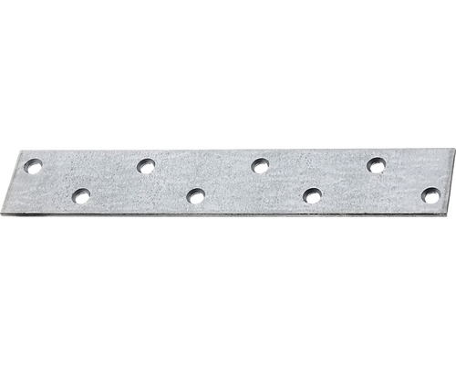 Förbindningsbleck KAISERTHAL 170x30mm sendzimirförzinkad Förbindningsplatta av metall med åtta hål