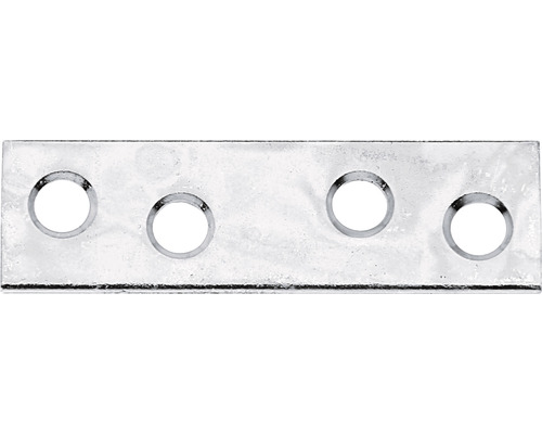 Förbindnigsbleck KAISERTHAL 50x14mm sendzimirförzinkad Metallkontakt med fyra hål