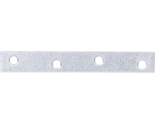 Förbindningsbleck KAISERTHAL 120x16mm sendzimirförzinkad Anslutningsplatta med fyra hål