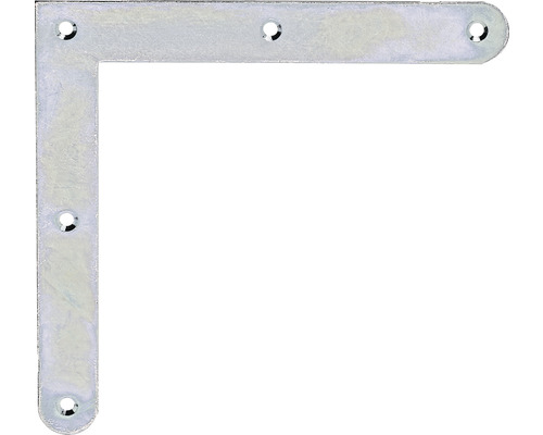 Hörnjärn KAISERTHAL 150x150x2mm galvaniserad Vinkelbeslag av metall med hål för fastsättning