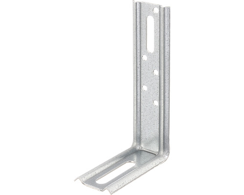 Monteringsvinkel KAISERTHAL 90° 120x70x30mm förzinkad Vinkelbeslag av metall med hål för fastsättning
