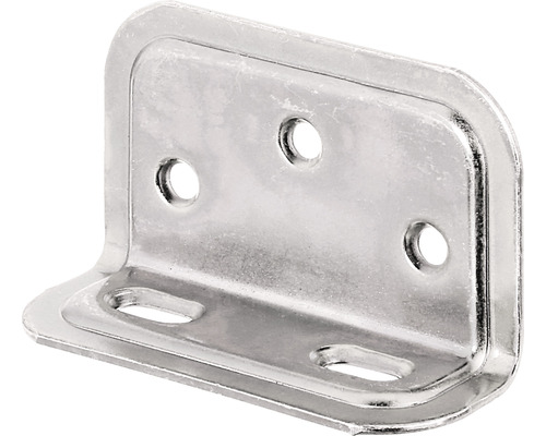 Möbelvinkel KAISERTHAL 25x40x70mm galvaniserad Vinkelbeslag i metall med fästhål