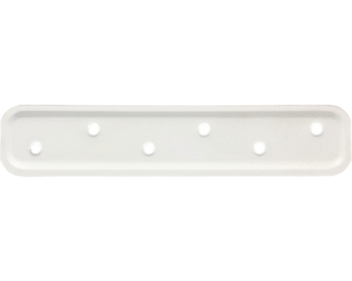 Förbindningsbleck KAISERTHAL 180x40mm vit/förzinkad